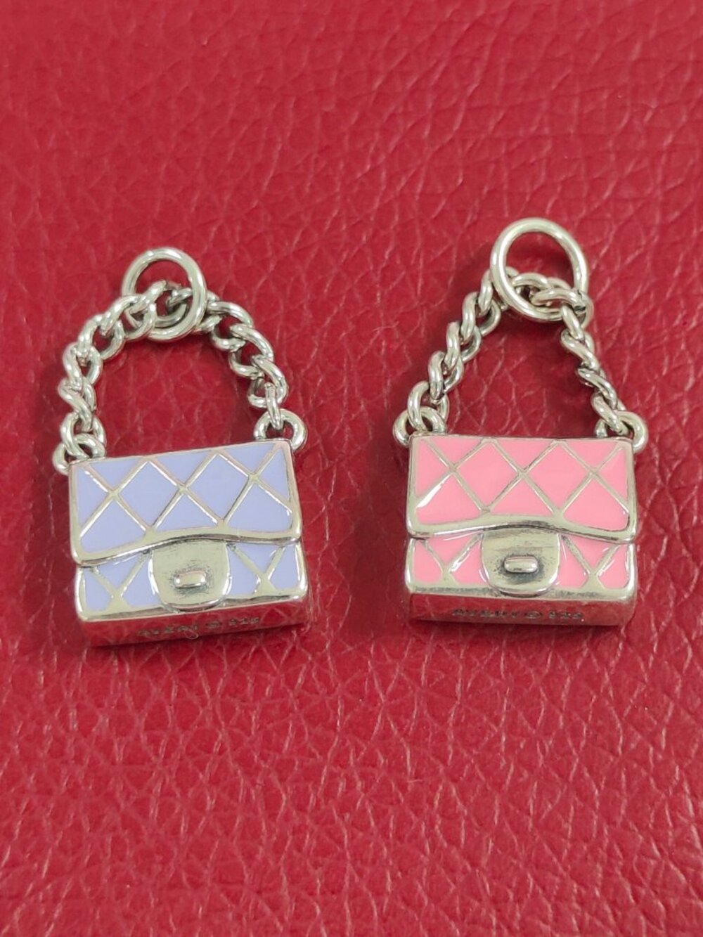 James Avery Enamel Fashion Purse Charm with box